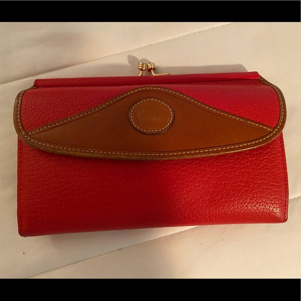 Dooney & Bourke Red Leather Wallet